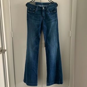 BNWT Seven For All Mankind wide leg ‘Slim Trouser’ Jeans